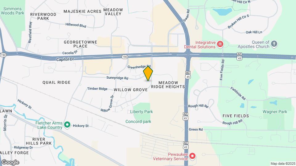 1393 Meadowcreek Dr Map and Location Details