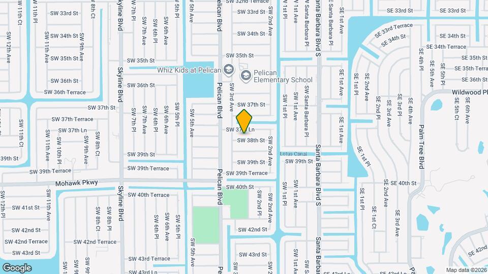 233 SW 38th St Map and Location Details