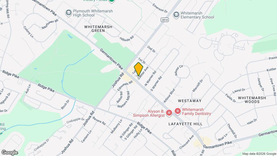 4001 Center Ave Map and Location Details