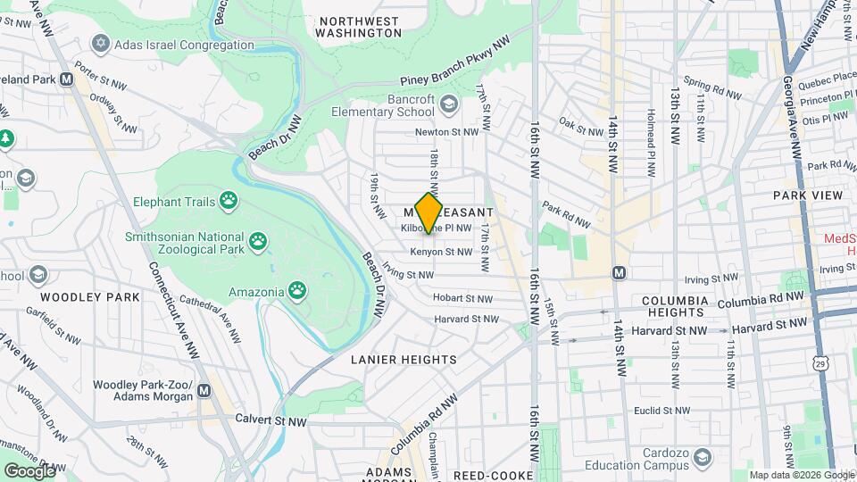 3110 18th St NW Map and Location Details