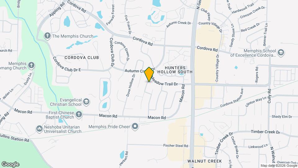 1060 Boones Hollow Dr Map and Location Details