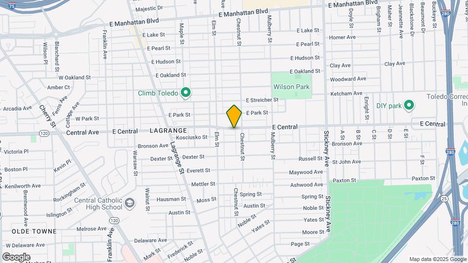 442 E Central Map and Location Details