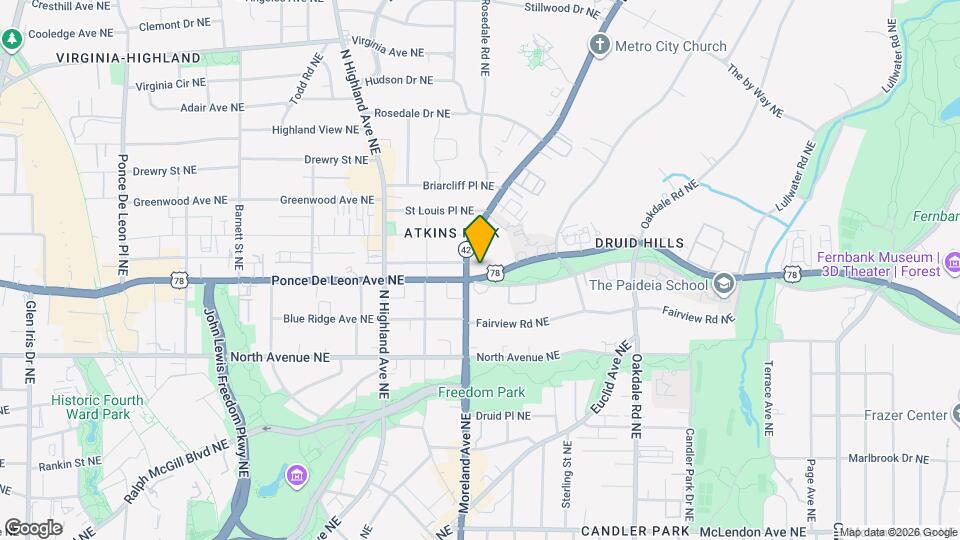Highland Square Apt Homes Map and Location Details