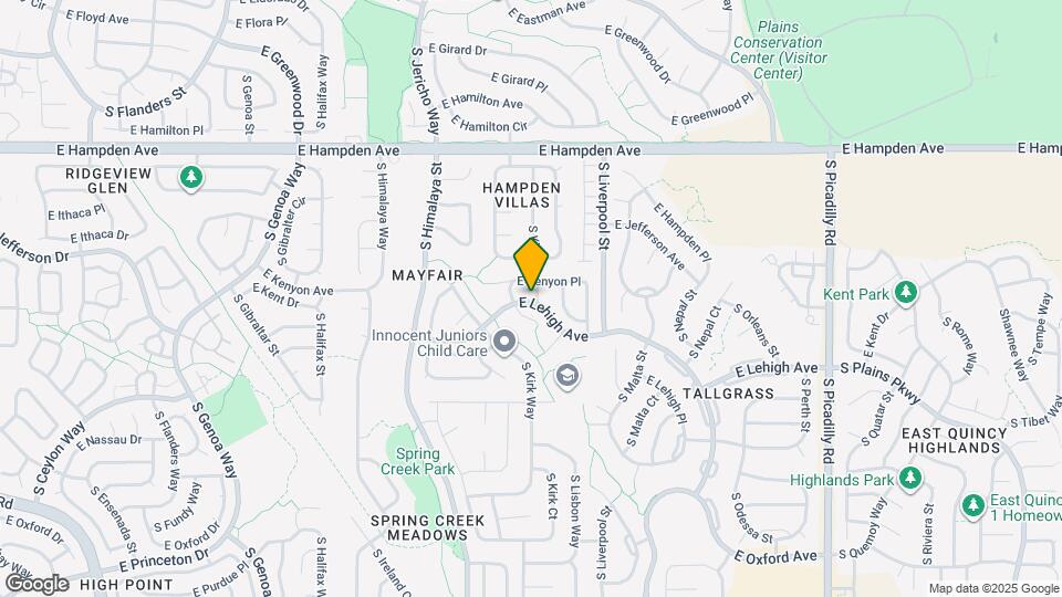 3775 S Kirk St Mapa y Detalles de la Ubicación