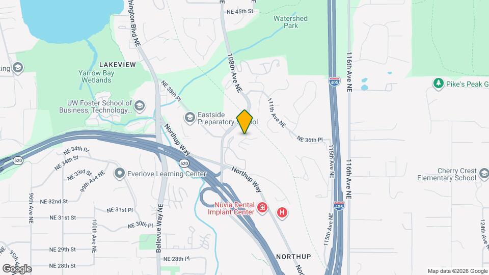 3531 109th Pl NE Map and Location Details