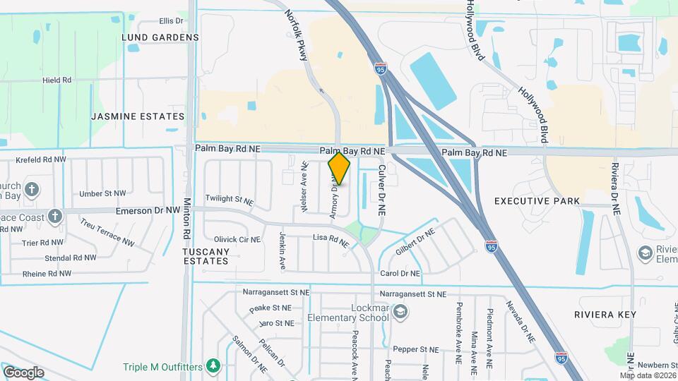 1347 Armory Dr NE Mapa y Detalles de la Ubicación