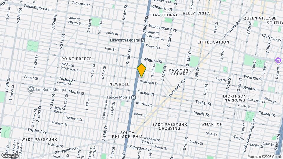 1331 Dickinson St, Unit 1 Mapa y Detalles de la Ubicación