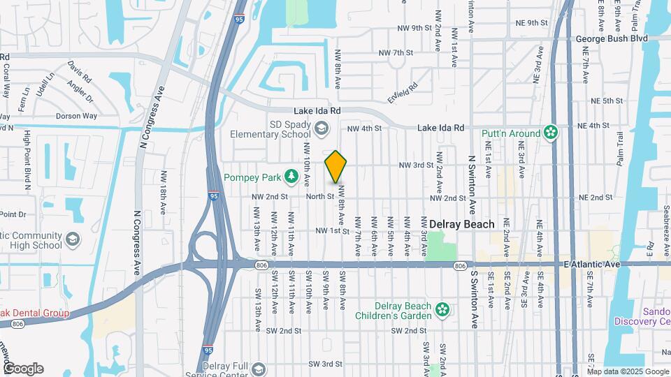 212 NW 8th Ave Map and Location Details