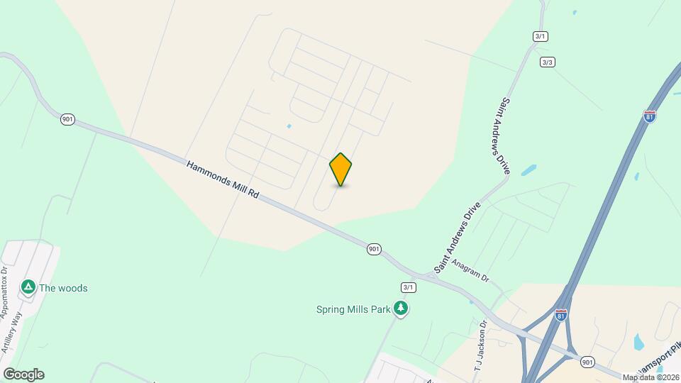 618 Dripping Spring Dr Map and Location Details