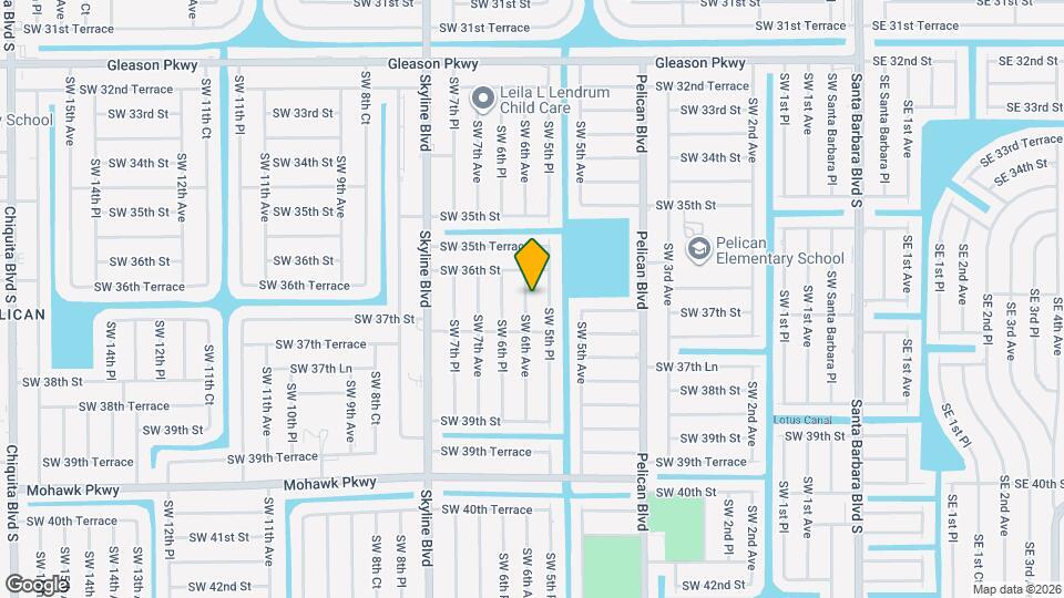 3619 SW 6th Ave Map and Location Details