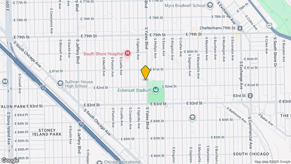 8142 S Yates Blvd Map and Location Details