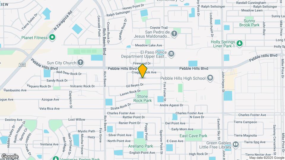 14264 Hacienda Rock Dr Map and Location Details