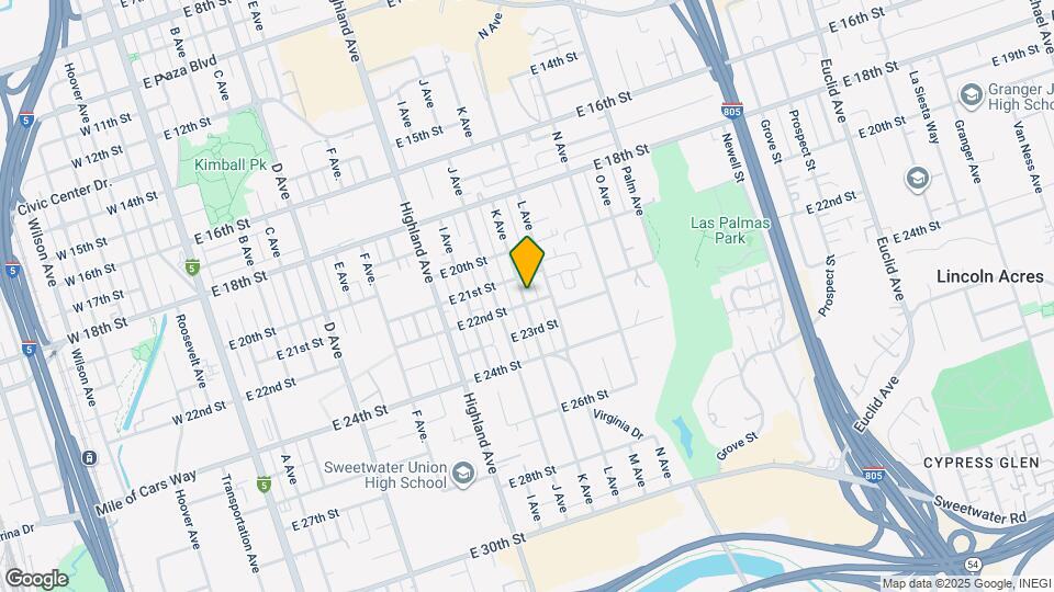 2135 K Ave Mapa y Detalles de la Ubicación