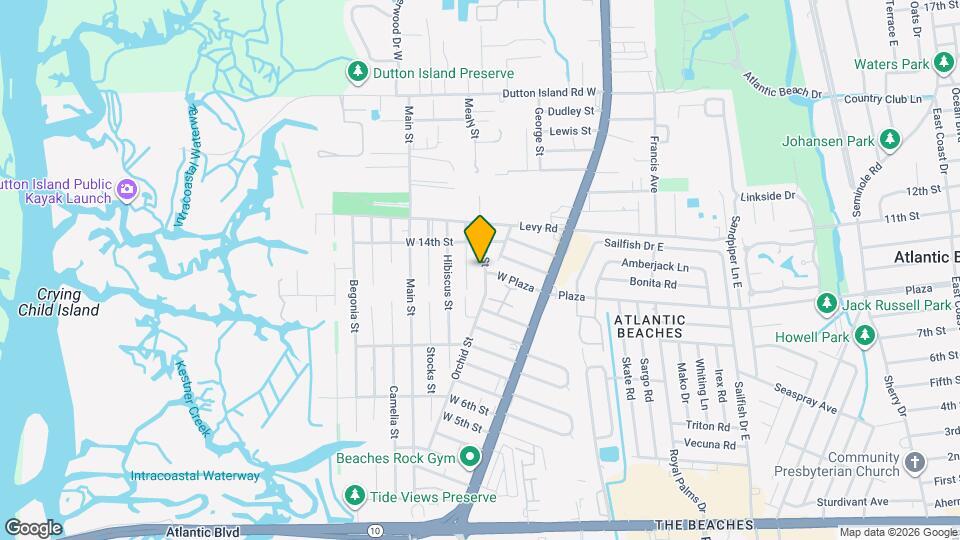 1292 Rose St Map and Location Details