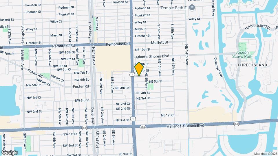 622 NE 6th St, Unit 2 Map and Location Details