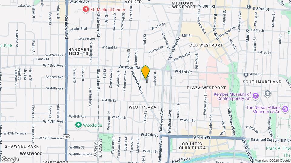 4342 Holly St Map and Location Details