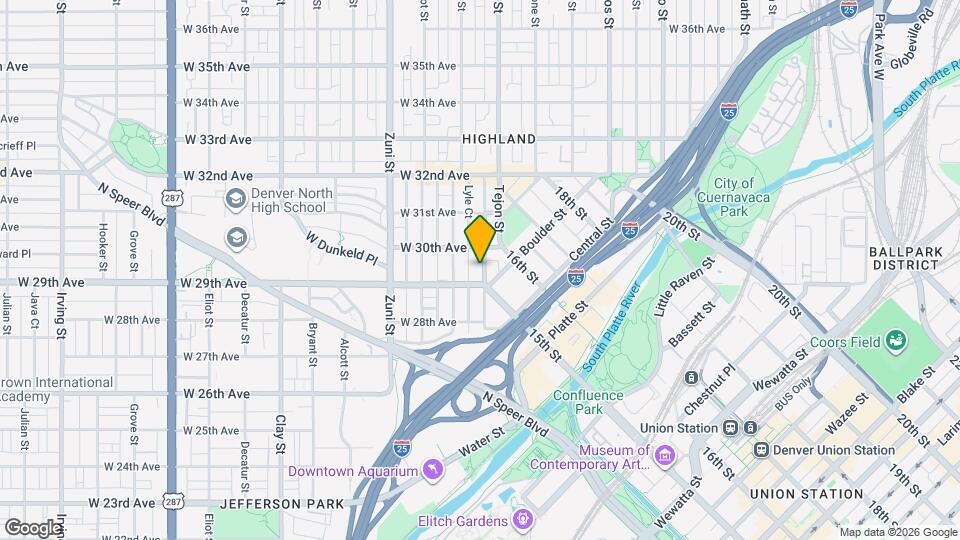 2913 Umatilla St Map and Location Details