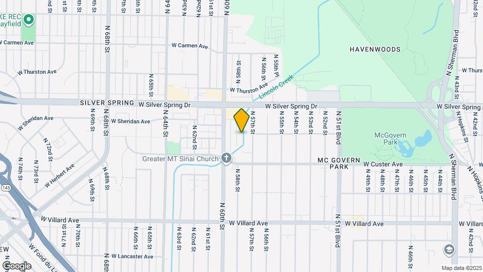 5482 N 58th St Map and Location Details