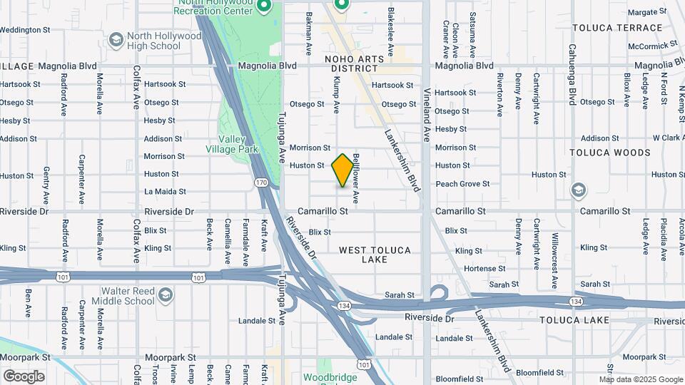 11225 La Maida St, Unit 4 Map and Location Details