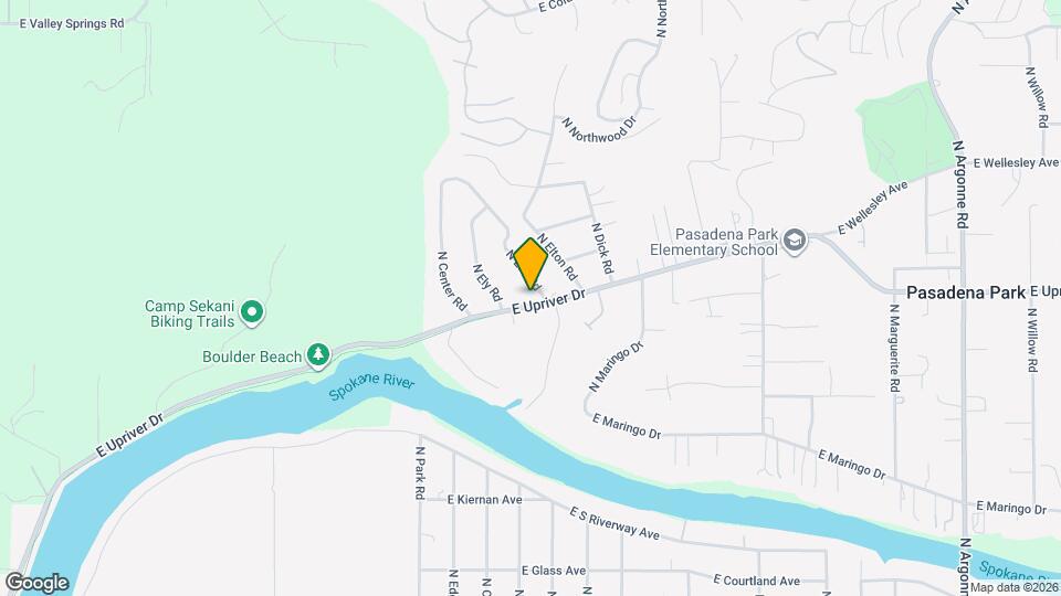 7805 E Upriver Dr Map and Location Details