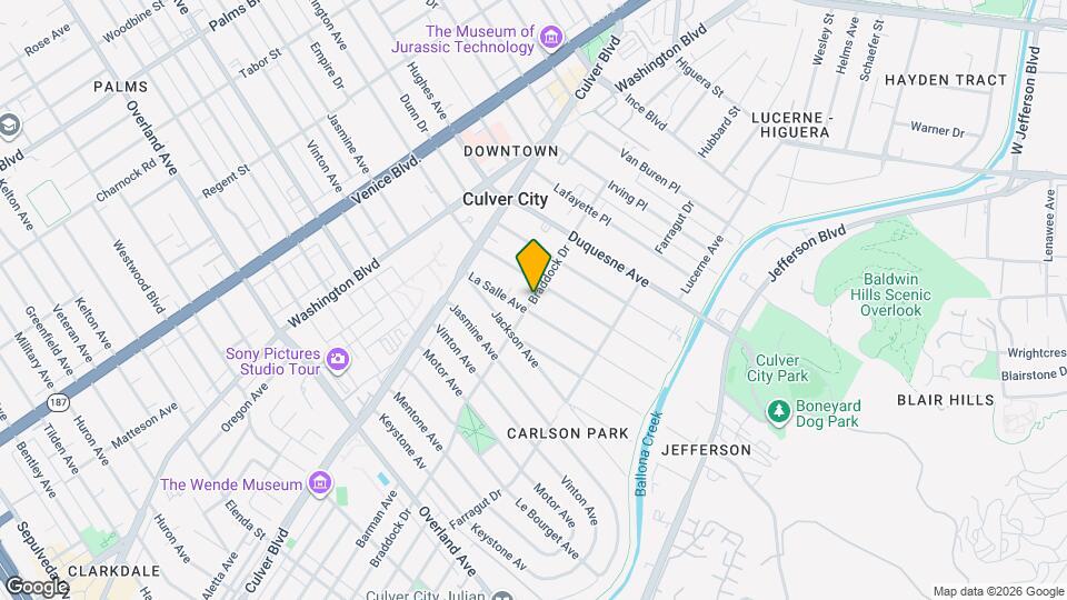 9980 Braddock Dr Map and Location Details