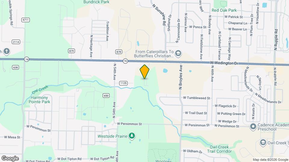 805 N Crater Ave Map and Location Details