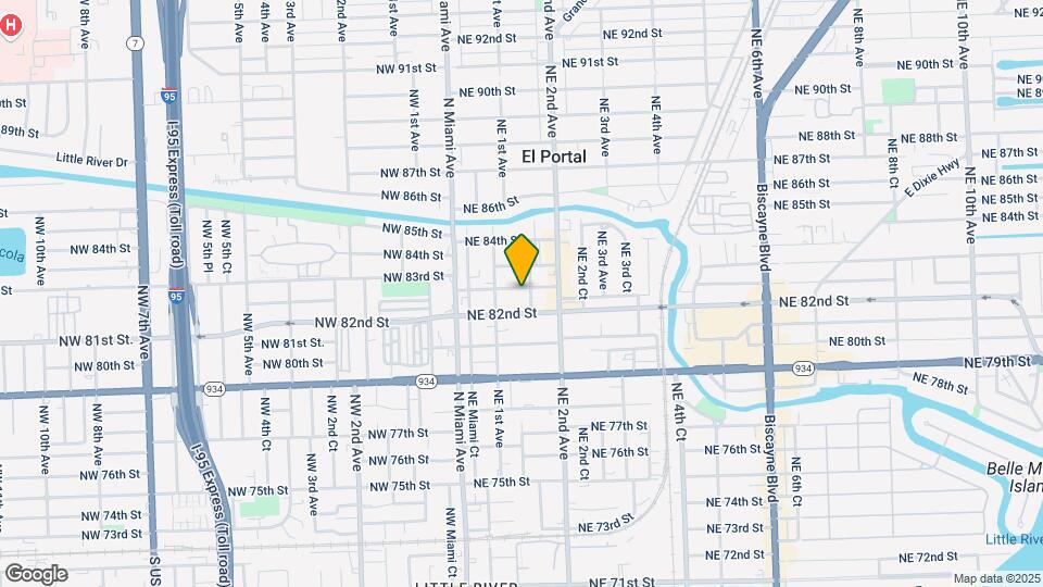 150 NE 82nd Ter Map and Location Details