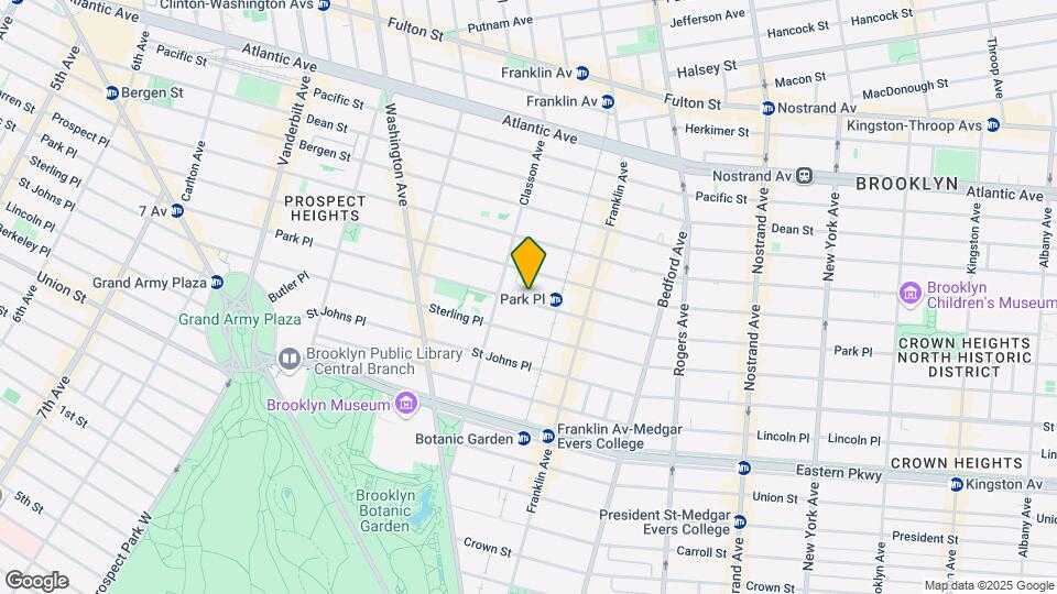575 Park Pl Map and Location Details