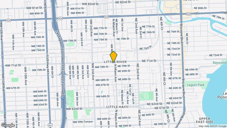 7020 N Miami Ave Map and Location Details