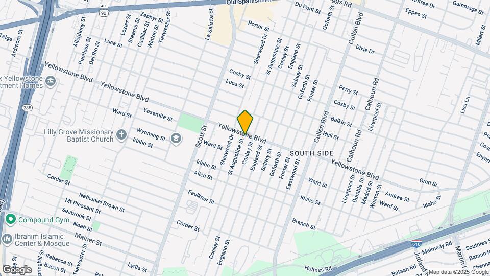6703 St Augustine St Map and Location Details