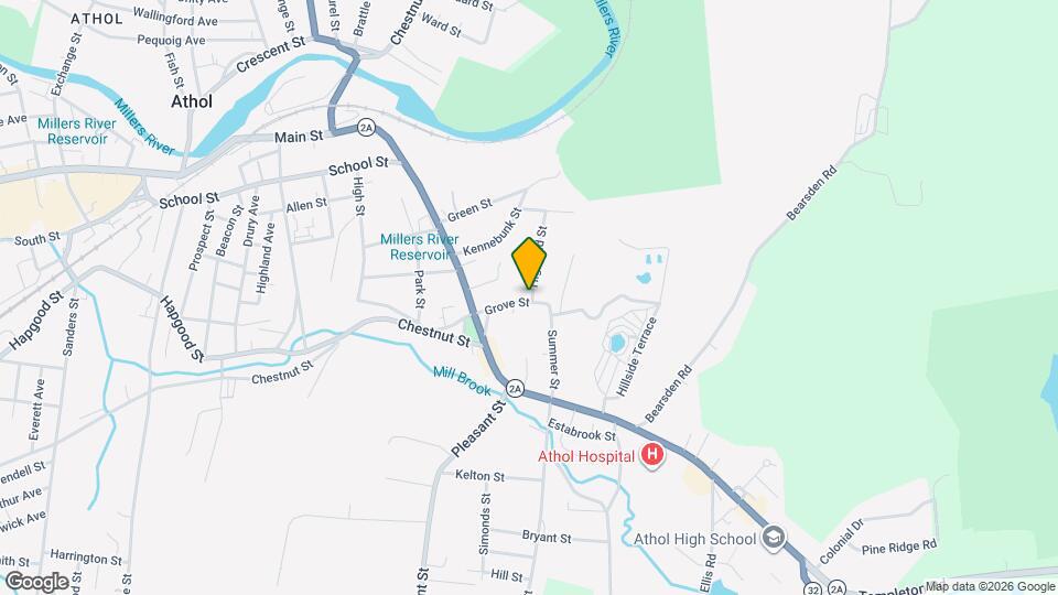 114 Grove St, Unit 2 Mapa y Detalles de la Ubicación