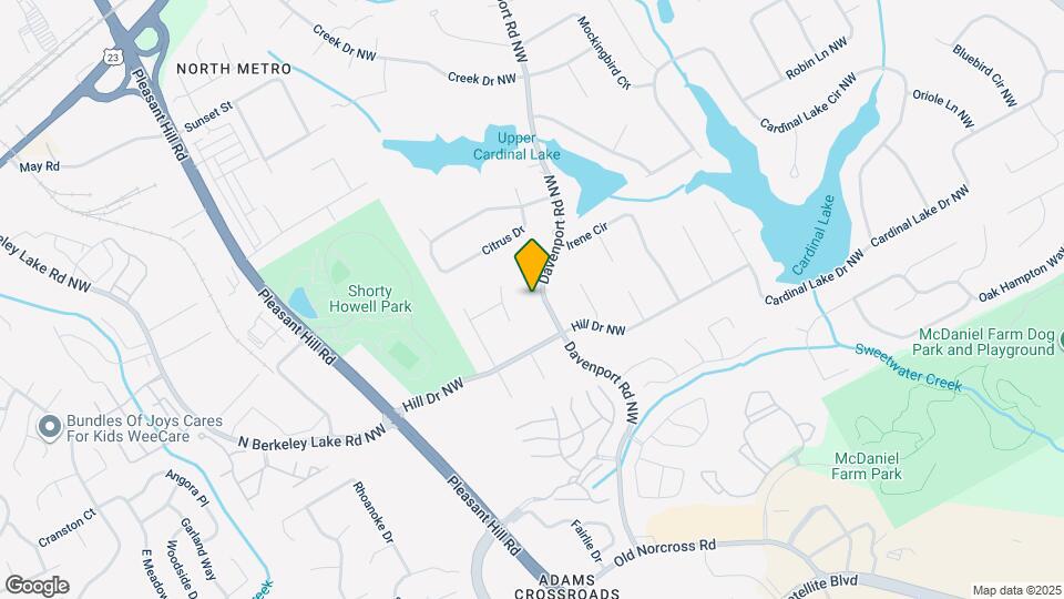 2645 Davenport Rd NW Map and Location Details
