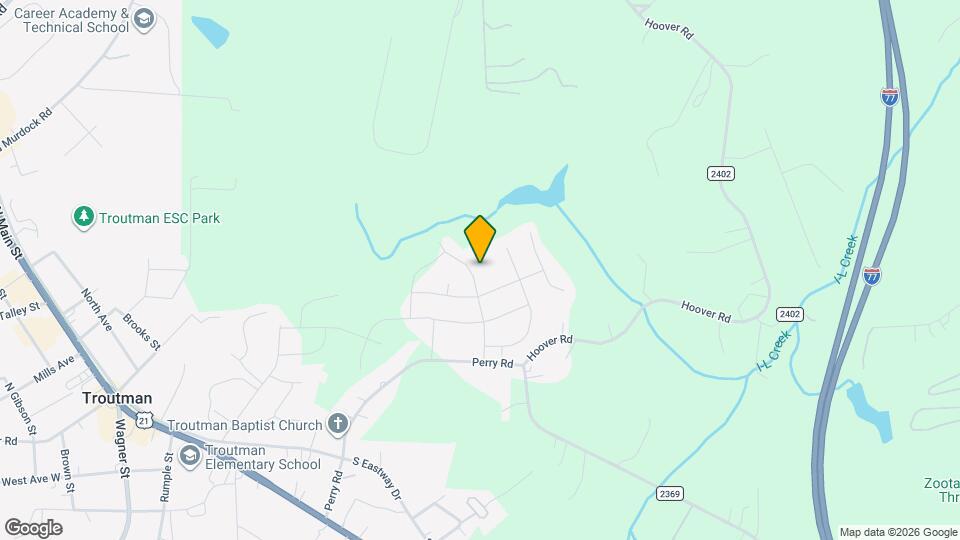 154 Scarlet Dr Mapa y Detalles de la Ubicación