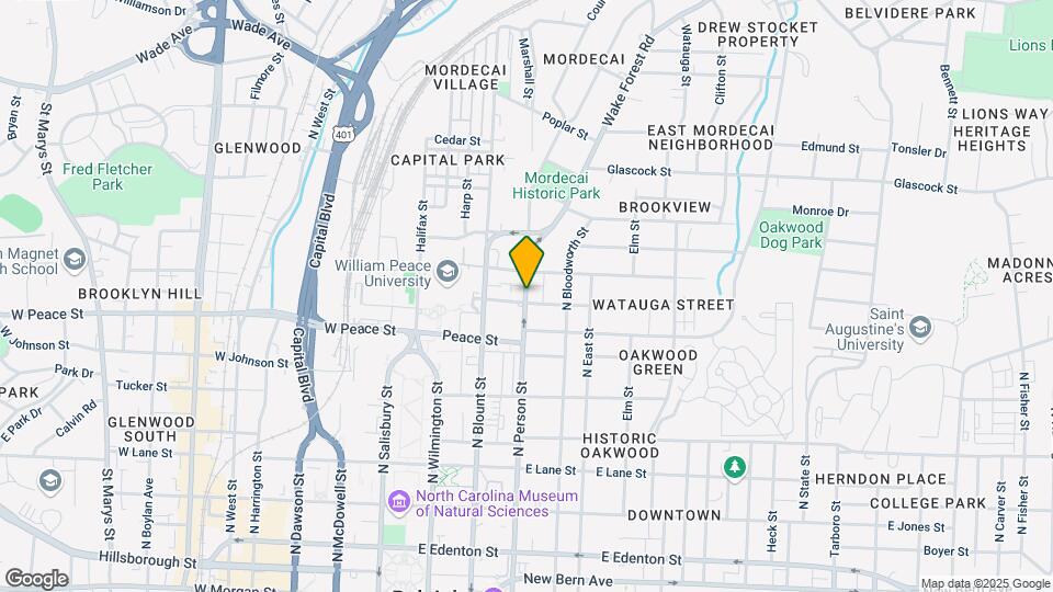 720 N Person St, Unit 203 Map and Location Details