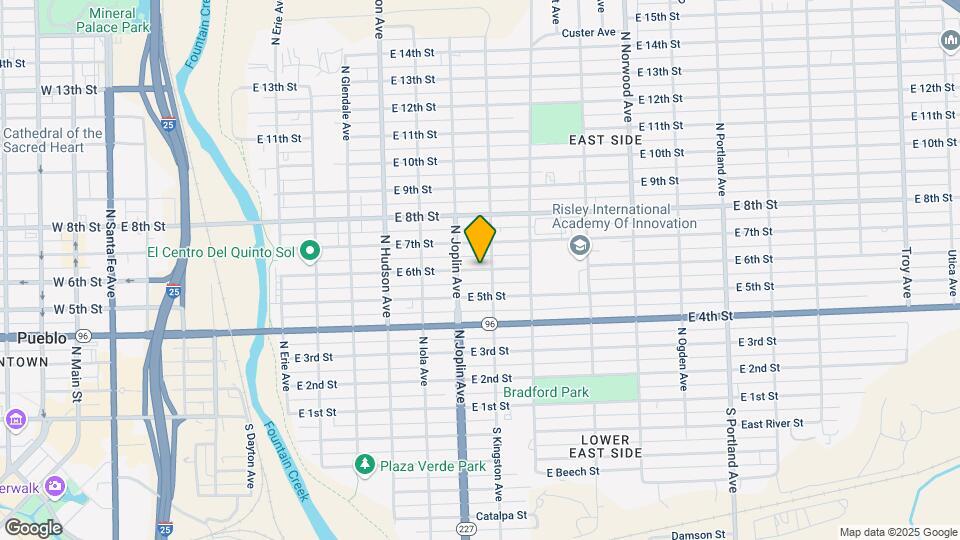 1121 E 6th St Map and Location Details