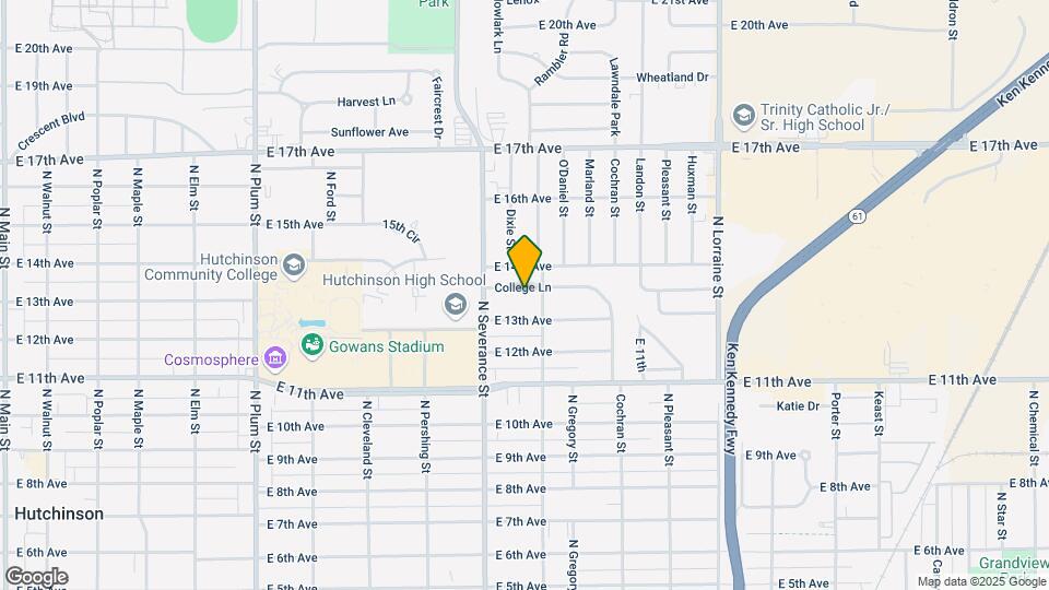 917 College Ln Map and Location Details