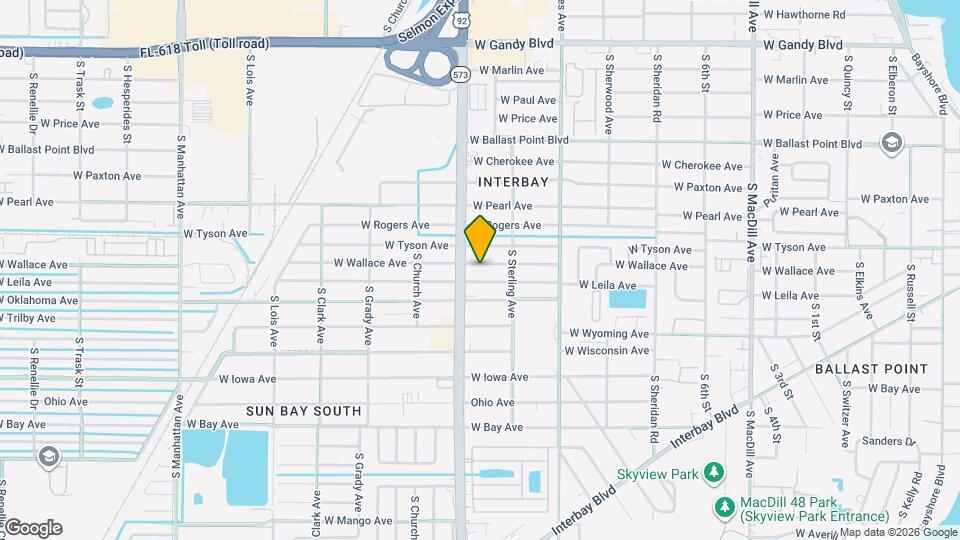 3712 W Wallace Ave Map and Location Details