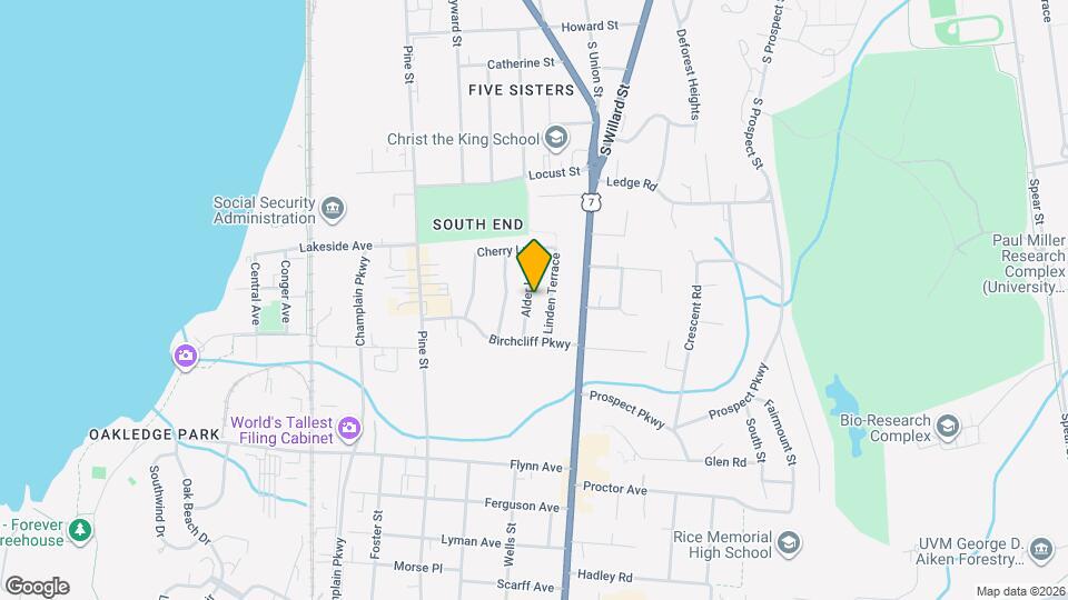 44 Alder Lane Map and Location Details