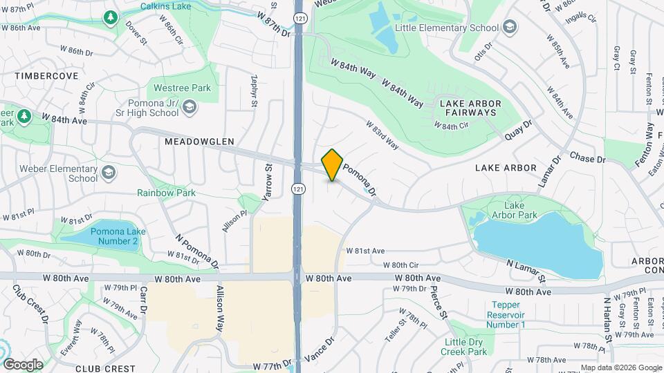 8176 Upham Ct Map and Location Details