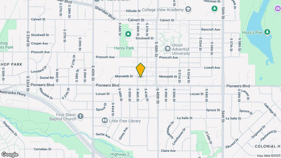 4615 Meredeth Street Map and Location Details