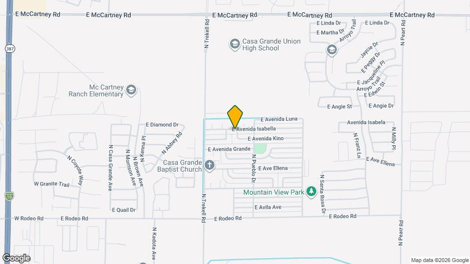 1161 E Avenida Isabella Map and Location Details