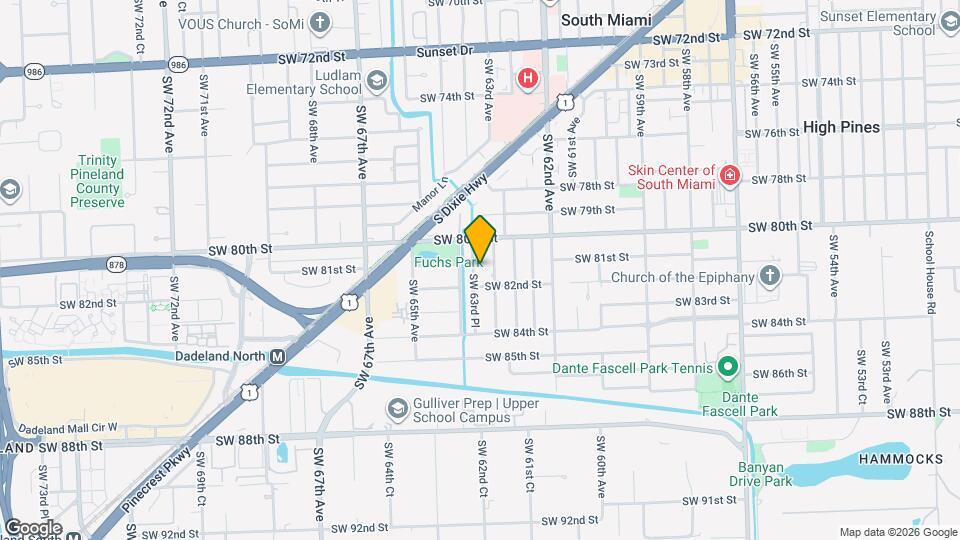 8115 SW 63rd Pl Map and Location Details