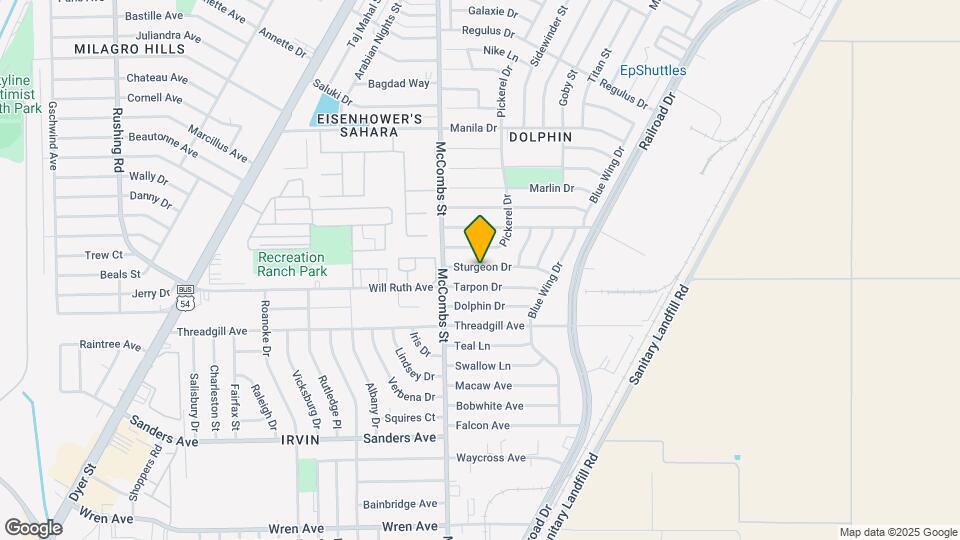 5828 Sturgeon Dr Map and Location Details