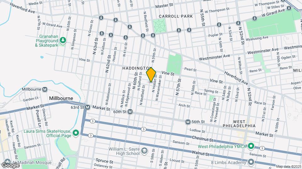 201 N 59th St Map and Location Details