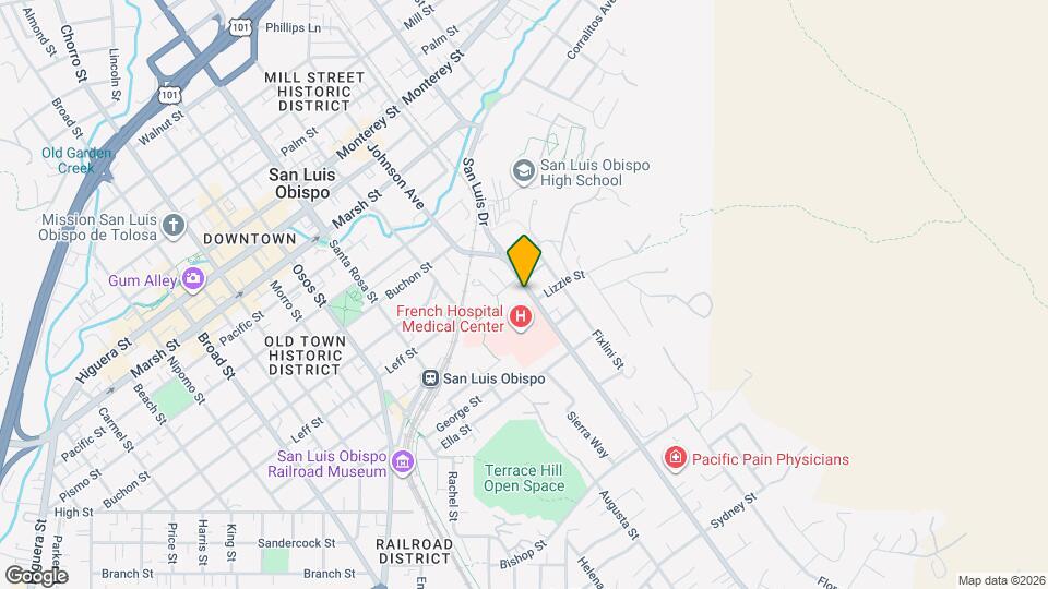 1761 Johnson Ave Map and Location Details