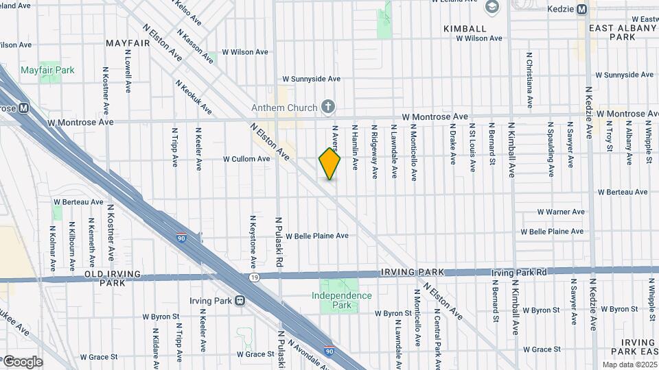 4211 N Elston Ave Mapa y Detalles de la Ubicación