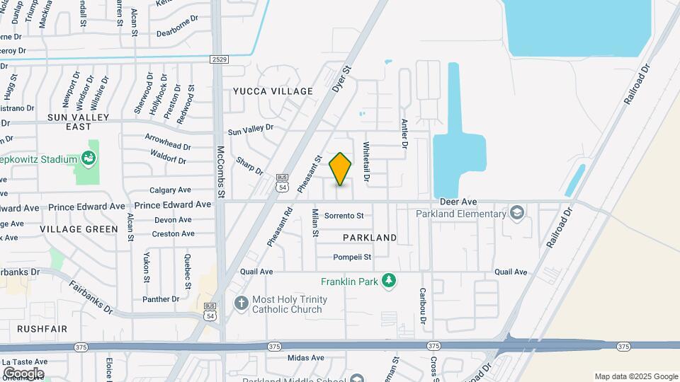 10208 Niagara Falls Pl Map and Location Details