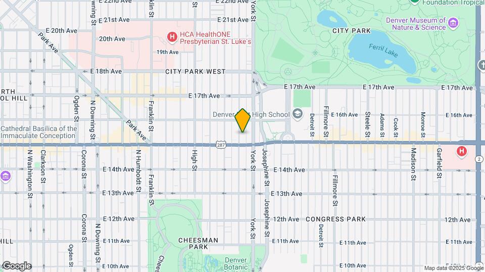 1530 Gaylord St Map and Location Details
