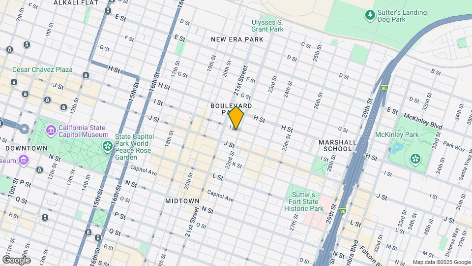 2128-2130 I St Map and Location Details