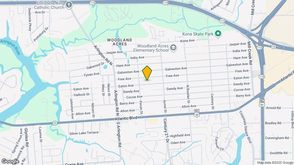 7841 Eaton Ave Map and Location Details